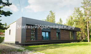 Фото 2: Современный коттедж в стиле хай-тек
