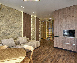 Современная квартира с двумя спальнями на Южном берегу район 