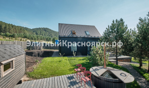 Фото 2: Барнхаус в п.Манский. Современная дача